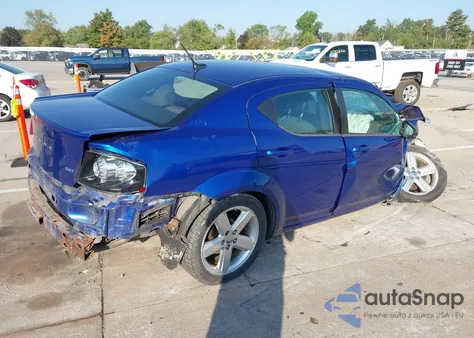 2012 Dodge Avenger Sxt from USA, damaged, VIN 1C3CDZCB6CN213730